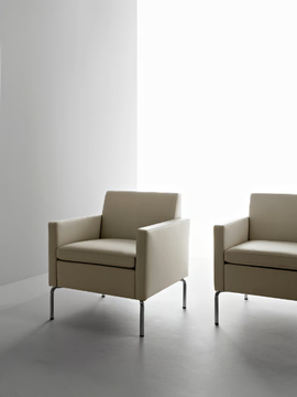 SOCRATE - Upholstered armchair with armrests by La Cividina - view 3